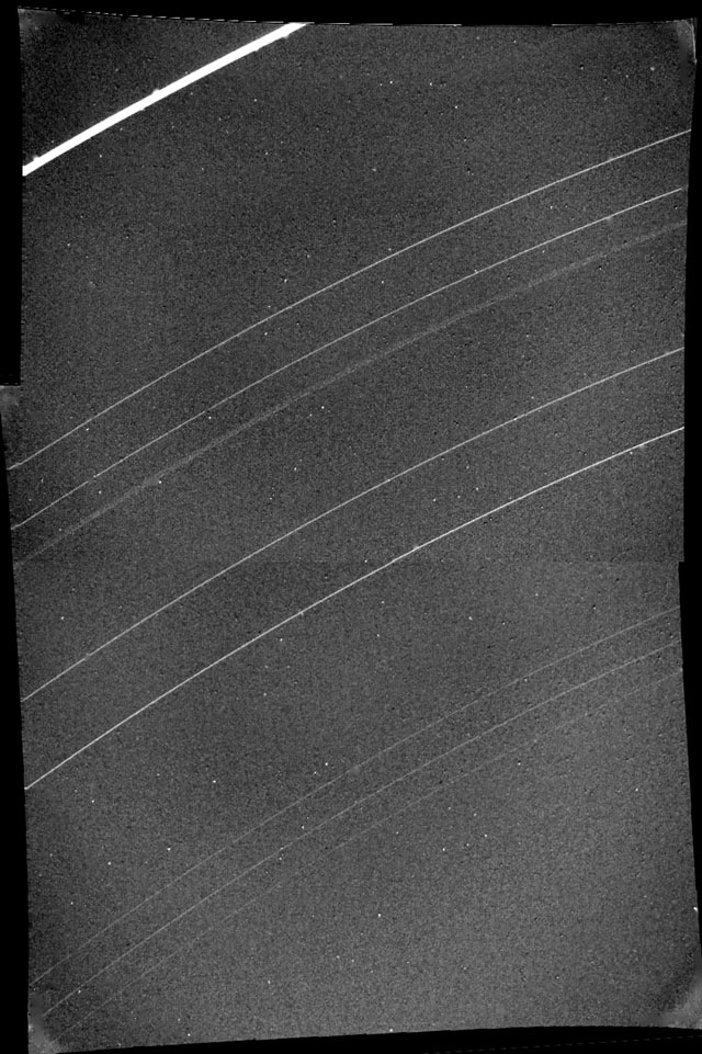 Pierścienie Urana. Zdjęcie wykonane 23 stycznia 1986 r. przez sondę Voyager 2.