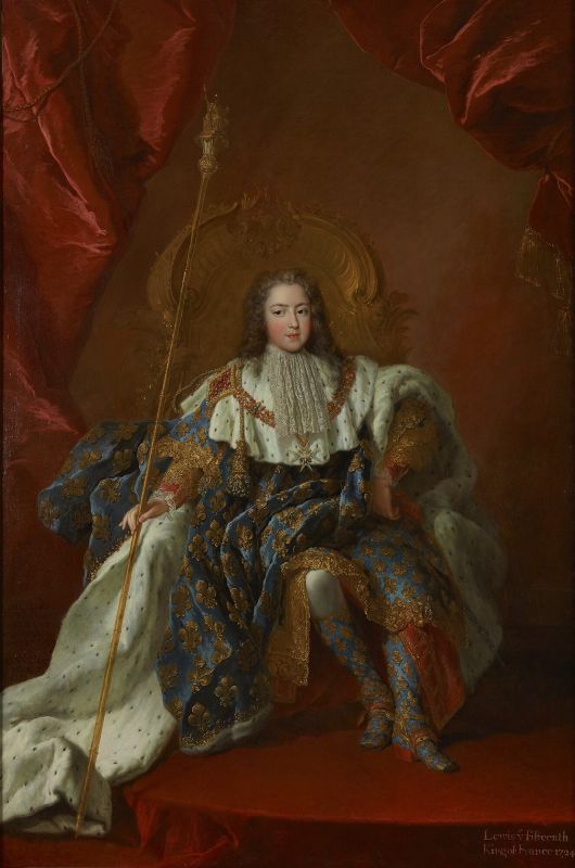 Portret nastoletniego Ludwika XV